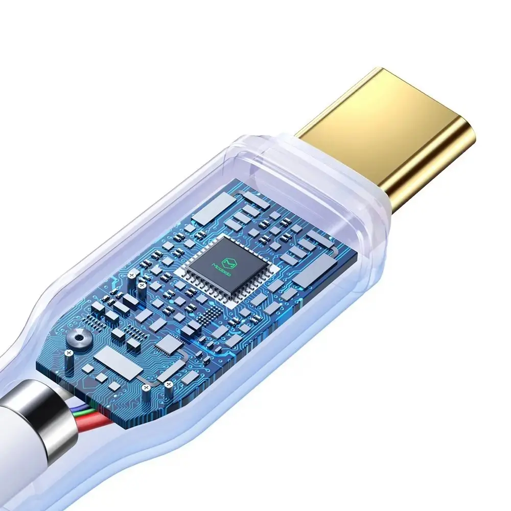 MCDODO CA-8350 100W TYPE-C TO TYPE-C SÜPER HIZLI DATA-ŞARJ KABLOSU 5A 1.2M-BEYAZ - Görsel 4