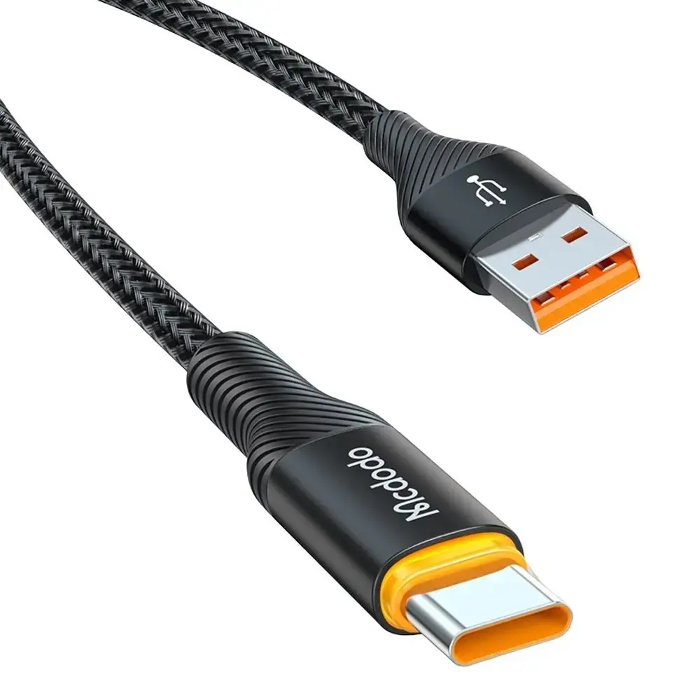 MCDODO CA-2380 USB-A TO TYPE-C 100W POWER OFF SÜPER HIZLI DATA/ŞARJ KABLOSU 5A 1.2M - SİYAH - Görsel 3