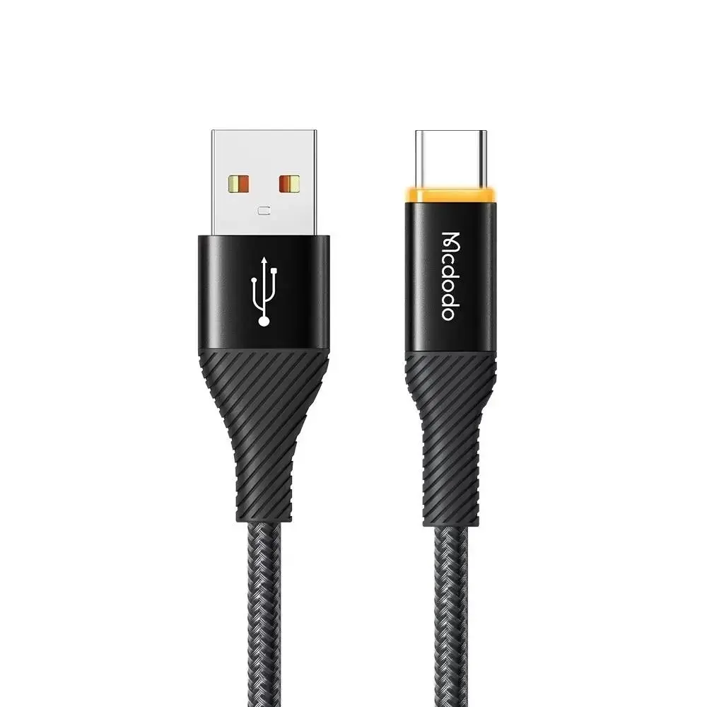 MCDODO CA-2380 USB-A TO TYPE-C 100W POWER OFF SÜPER HIZLI DATA/ŞARJ KABLOSU 5A 1.2M - SİYAH - Görsel 2