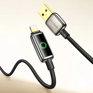 Mcdodo CA-6590 36w Usb-A To Lightning Nefes Alan Işık Göstergeli Premium Kablo 1.2m - Görsel 2