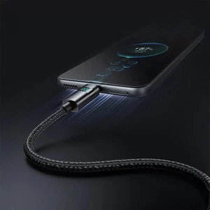 Mcdodo CA-6520 Usb-A To Type-c Kablosu Yatay Led Ekranlı Siyah - Görsel 5