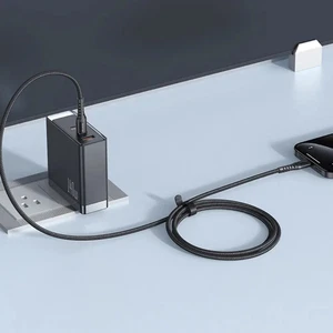 Mcdodo CA-5641 60W USB-C to USB-C Şarj ve Data Kablosu 1M Siyah - Görsel 7