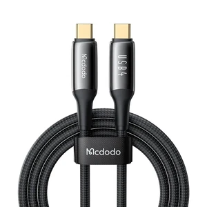 Mcdodo CA-2990 240W USB4 Type-C to Type-C Şarj Kablosu Siyah - Görsel 1