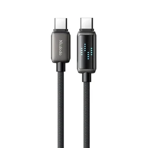 Mcdodo CA-4250 100w Type-c to Type-c Şarj Hız Göstergeli Şarj Ve Data Kablosu- 1.2m Siyah - Görsel 2