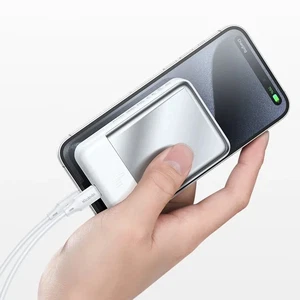 Mcdodo MC-5930 10000mAh 30W Manyetik Kablosuz Powerbank Beyaz - Görsel 3