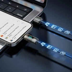 Mcdodo CA-3620 Dijital Ekranlı Usb-ATo Lightning Şarj & Data Kablosu - Siyah 1.2m - Görsel 5