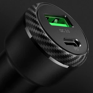 Mcdodo CC-5970 36w Pd+qc 3.0 1xtype-c 1xusb Girişli Araç Çakmak Şarj - Siyah - Görsel 5