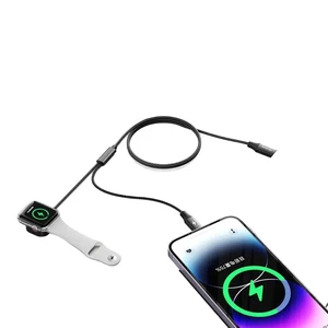 Mcdodo CH-2980 Manyetik Apple Watch & Type-c To Lightning Kablosuz Şarj Cihazı -siyah - Görsel 4