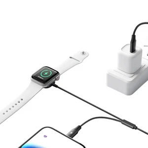 Mcdodo CH-2980 Manyetik Apple Watch & Type-c To Lightning Kablosuz Şarj Cihazı -siyah - Görsel 3