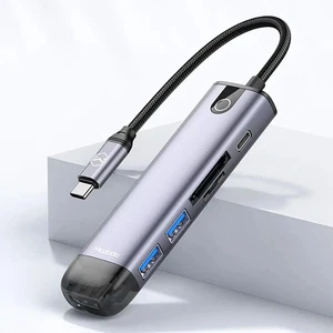 Mcdodo HU-7740 Type-c Hdmı+usb 3.0 PD Macbook Çoklayıcı Adaptör-gri - Görsel 3