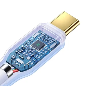 Mcdodo CA-8350 100W Type-C to Type-C Süper Hızlı Şarj ve Data Kablosu 5A 1.2M Beyaz - Görsel 3