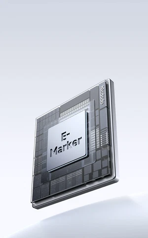 Mcdodo CA-6870 Type-c Type-c 60W PD Hızlı Şarj  E-Marker Çipli Easy Series Örgü Kablo Siyah 1.2m - Görsel 1