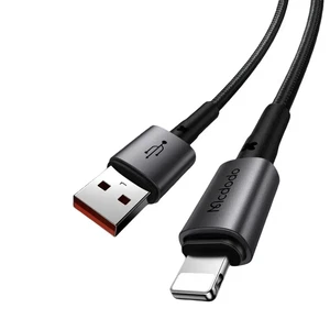 Mcdodo CA-3580 Usb-ATo Lightning Şarj Ve Veri Aktarım Kablosu - 1.2m Siyah - Görsel 2