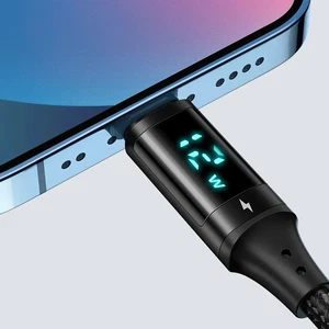 Mcdodo CA-1060 Dijital Ekranlı Usb-ATo Lightning Hızlı Data-şarj Kablosu 3a 1.2m - Görsel 2