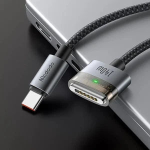 Mcdodo CA-2070 140W Type-C To MagSafe 3 Manyetik Bağlantı Kablosu 2m Siyah - Görsel 4