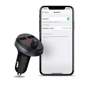 Mcdodo CC-6880 3.1A 2xUSB Çıkışlı Bluetooth Kulaklıklı Araç Şarj Cihazı Siyah - Görsel 6