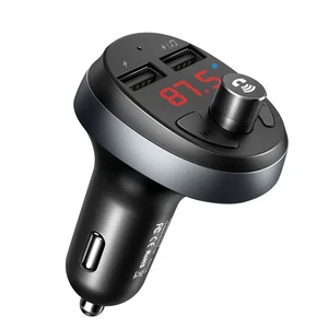 Mcdodo CC-6880 3.1A 2xUSB Çıkışlı Bluetooth Kulaklıklı Araç Şarj Cihazı Siyah - Görsel 1