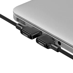 Mcdodo L Tipi Micro USB LED Işıklı Şarj ve Data Kablosu 3A 1.8M Siyah - Görsel 5
