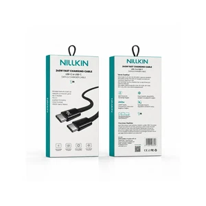 Nillkin NLT-240  Type-C to Type-C PD 3.1 240W E-Marker Çipli  Hızlı Şarj ve Veri Kablosu 1m - Görsel 5