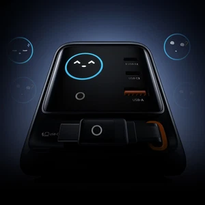 Mcdodo CH-1391 FreeGo Pro 100W Power Station Geri Çekilebilir Kablolu Şarj Adaptörü - Görsel 4