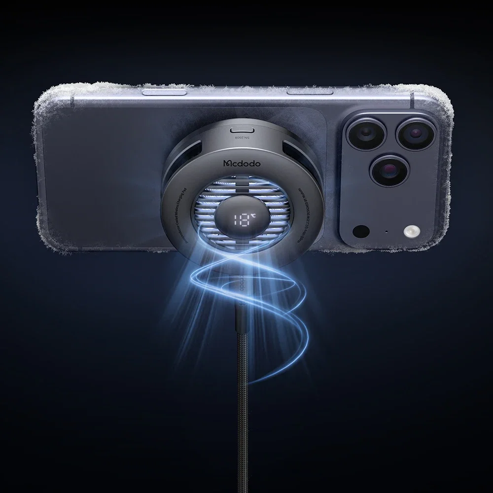 Mcdodo CH-8410 MagQ Ultra qi2.2 25W TEC Soğutmalı Kablosuz Şarj Cihazı - Görsel 5