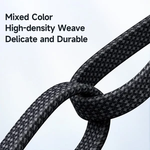Mcdodo CA-3361 65W PD Type-C to Type-C Ultra İnce Örgülü Şarj ve Data L Kablo 1.8m - Görsel 5
