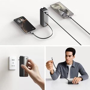 Mcdodo MC-3181 10000mAh 30W 3'ü 1 Arada LED Ekranlı Powerbank Siyah - Görsel 2
