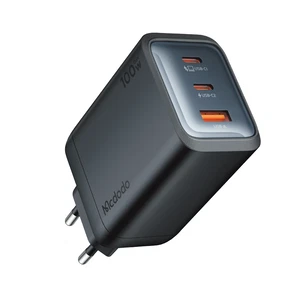 Mcdodo CH-0121 GaN Seri 100w 2c1a Mini GaN Şarj Cihazı  Siyah - Görsel 1