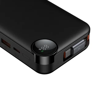 Mcdodo MC-3870 10000mAh 30w A+c Dijital Göstergeli Powerbank (Dahili Type-c Geri Çekilebilir Kablo) - Görsel 6