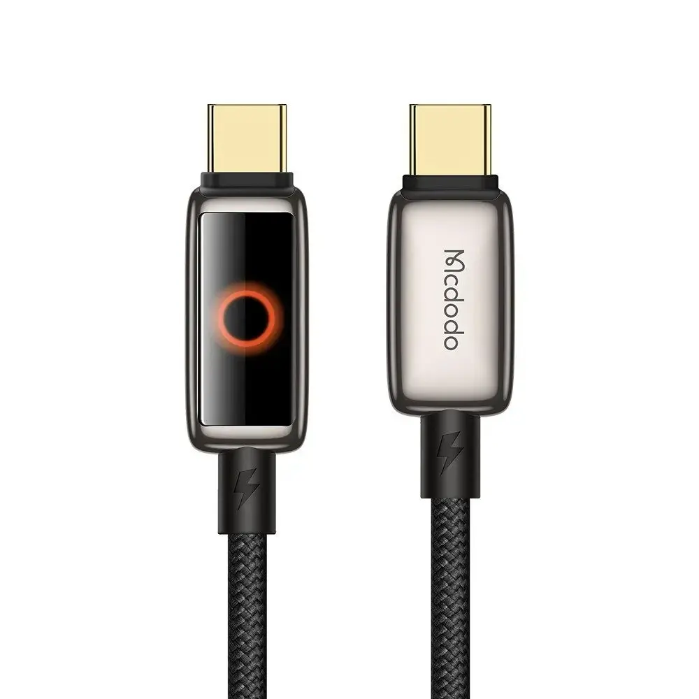MCDODO CA-6681 100 W TYPE-C TO TYPE-C NEFES ALAN IŞIK GÖSTERGELİ PREMİUM KABLO 1.2M - Görsel 3