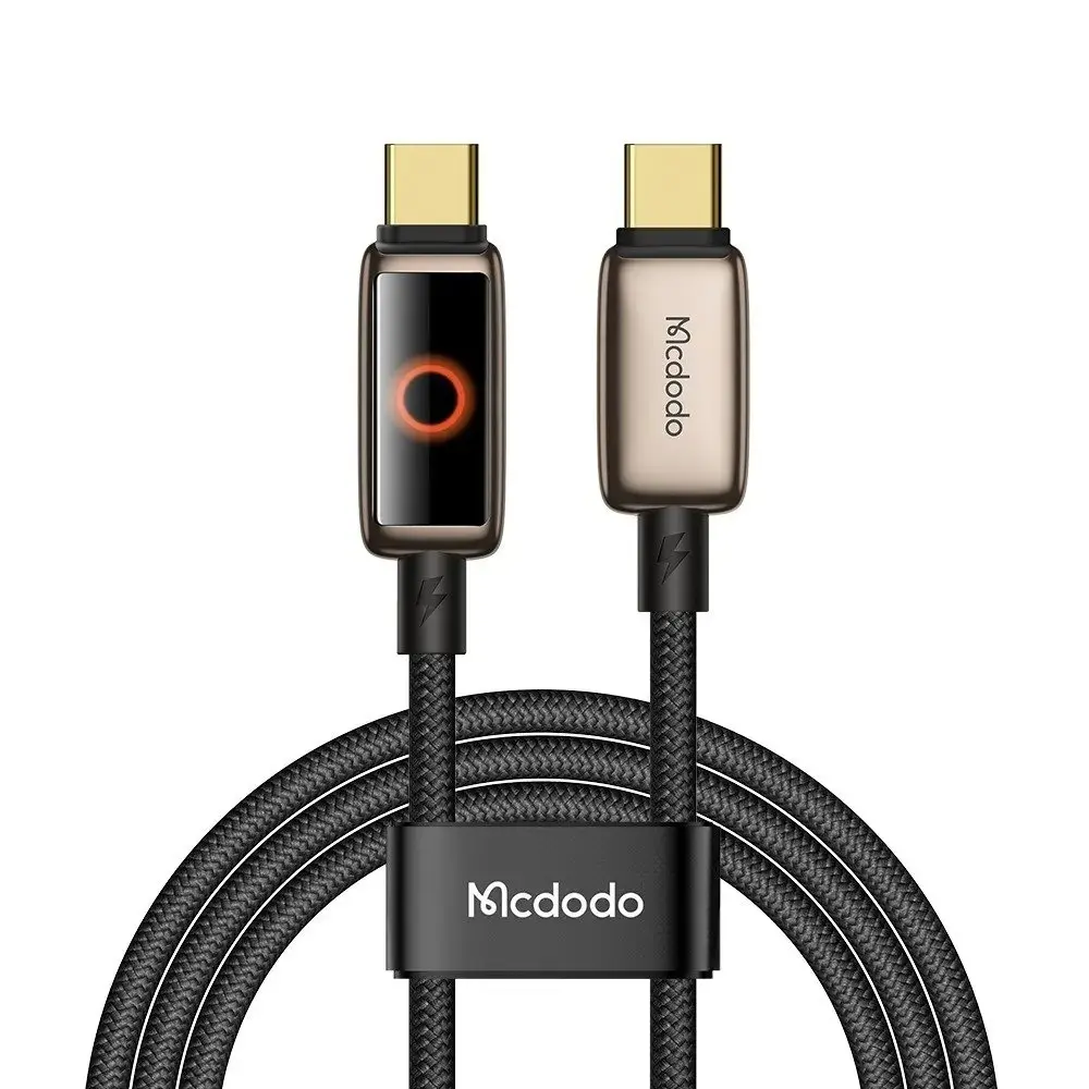 MCDODO CA-6681 100 W TYPE-C TO TYPE-C NEFES ALAN IŞIK GÖSTERGELİ PREMİUM KABLO 1.2M - Görsel 2