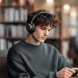 Mcdodo HP-5820 T03 Serisi Anc Doubly-fed Bluetooth Kulak Üstü Kulaklık Siyah - Görsel 4