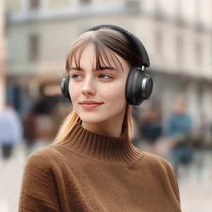 Mcdodo HP-5820 T03 Serisi Anc Doubly-fed Bluetooth Kulak Üstü Kulaklık Siyah - Görsel 2