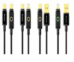 MCDODO CA-6670 1.2M USB-C TO LIGHTNİNG NEFES ALAN IŞIK GÖSTERGELİ 36 W PREMİUM KABLO - Görsel 1