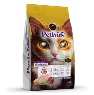 Petiva Kısırlaştırılmış Tavuklu Kedi Maması 7 kg - Görsel 1