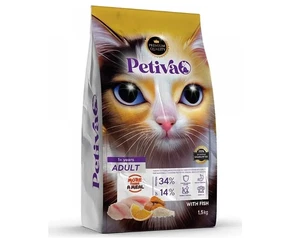 Petiva Kısırlaştırılmış Balıklı Kedi Maması 1.5 kg - Görsel 1