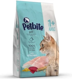 PETBİTE YETİŞKİN TAVUKLU KEDİ MAMASI 15 KG - Görsel 1