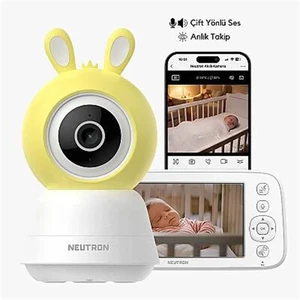 NEUTRON NTL-BC-04WBM MONİTÖRLÜ AKILLI BEBEK KAMERASI - Görsel 2