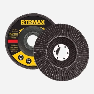 FLAP DİSK 80 KUM 115 A.OKSİT RTRMAX*20 - Görsel 1