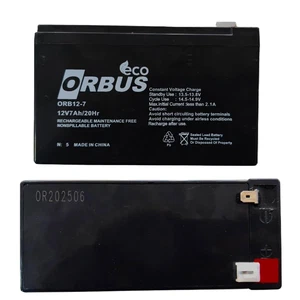 ORBUS KURU AKÜ 12V 7AH - Görsel 1