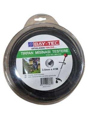 BAY-TEC TIRPAN MİSİNASI TIRTIKLI 3.5 MM 2T 41 MT - Görsel 1