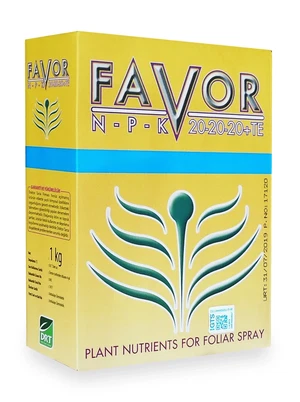 FAVOR N-P-K 20-20-20+TE 1KG - Görsel 1