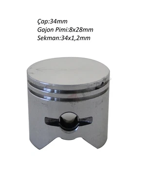PİSTON HBV 280 34MM - Görsel 1
