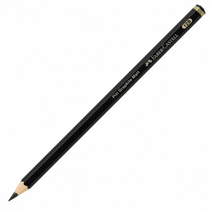 Faber Castell Pitt Graphite Matt Dereceli Kalem Eskiz Çizim Kalemi 12B - Görsel 1