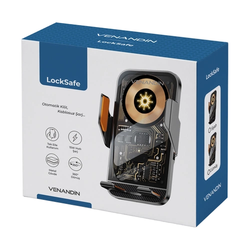 VENANDİN OPX-2010 LOCKSAFE  KABLOSUZ ARAÇ ŞARJI - Görsel 5