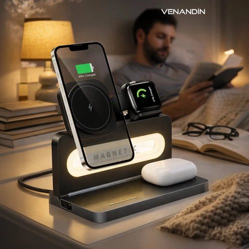 VENANDİN OPX-1010 KABLOSUZ MASAÜSTÜ ŞARJI - Görsel 3