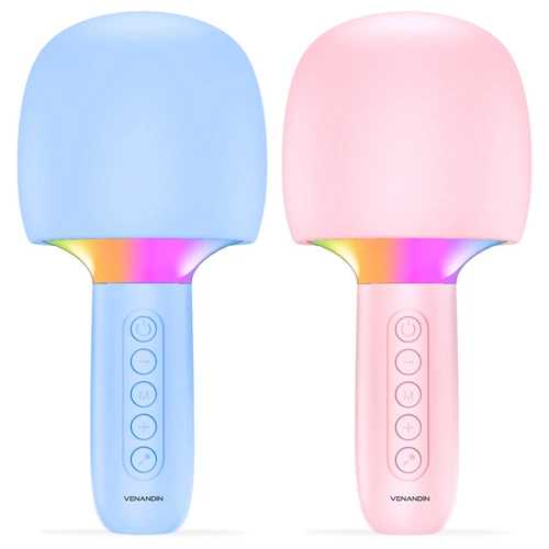 VENANDİN SPGMC-001 VN/GM-001 GlowMic KARAOKE MİKROFON - Görsel 1