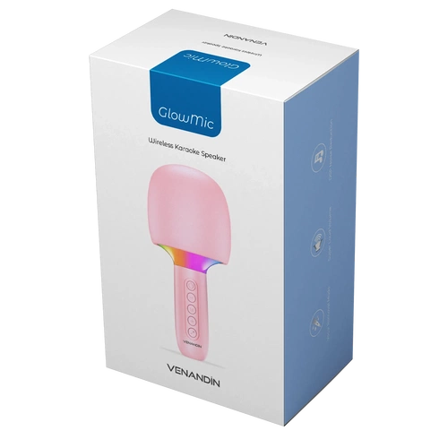 VENANDİN SPGMC-001 VN/GM-001 GlowMic KARAOKE MİKROFON - Görsel 5