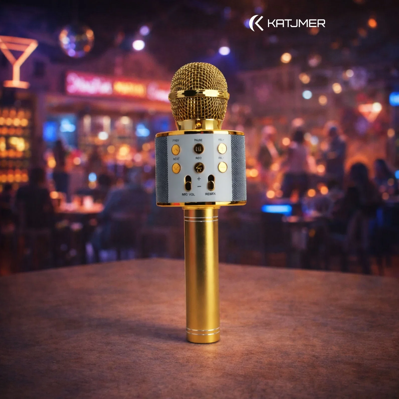 KATJMER KT-KM001 KARAOKE MİKROFON - Görsel 3