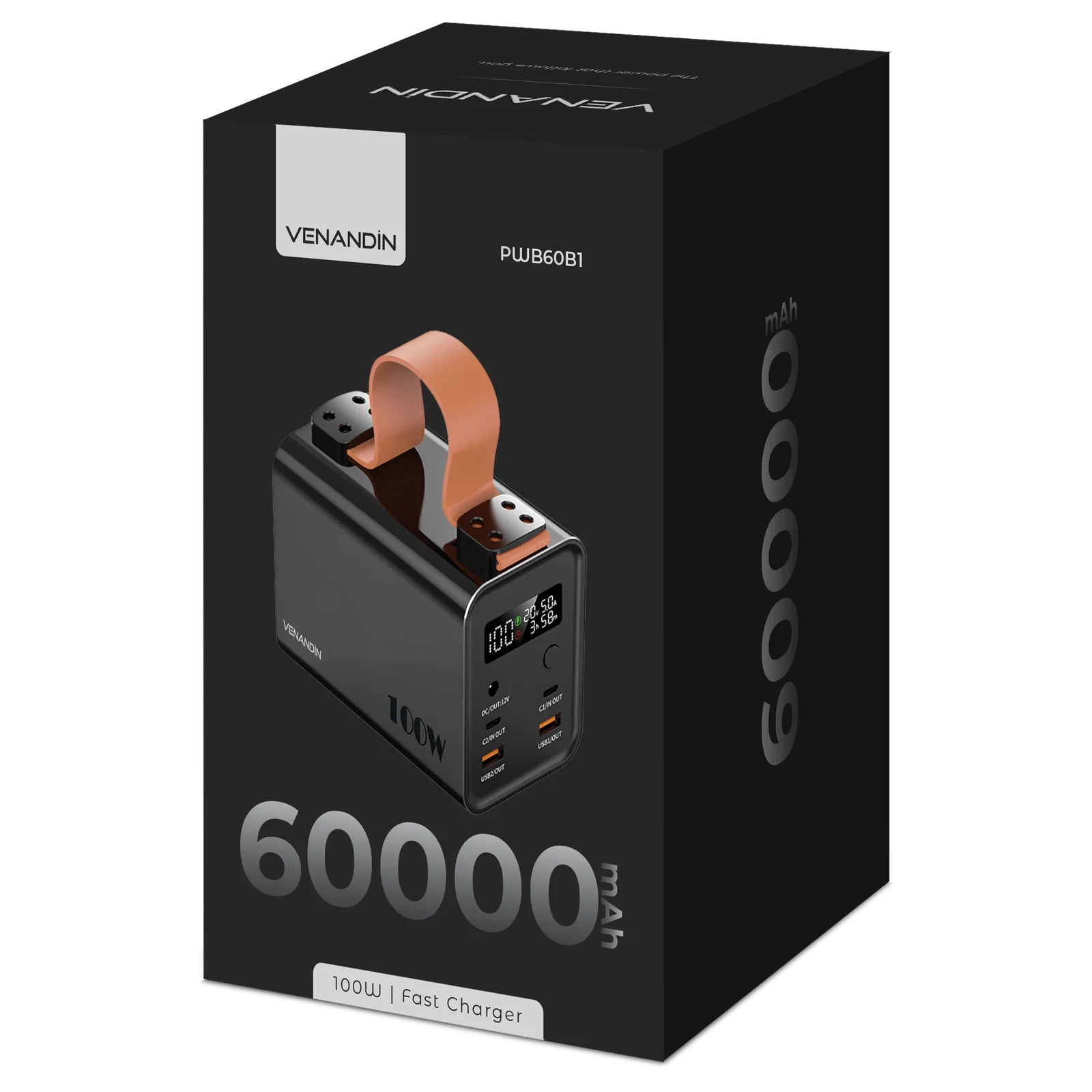 VENANDİN PWB60B1 100W 60,000MAH POWERBANK - Görsel 5
